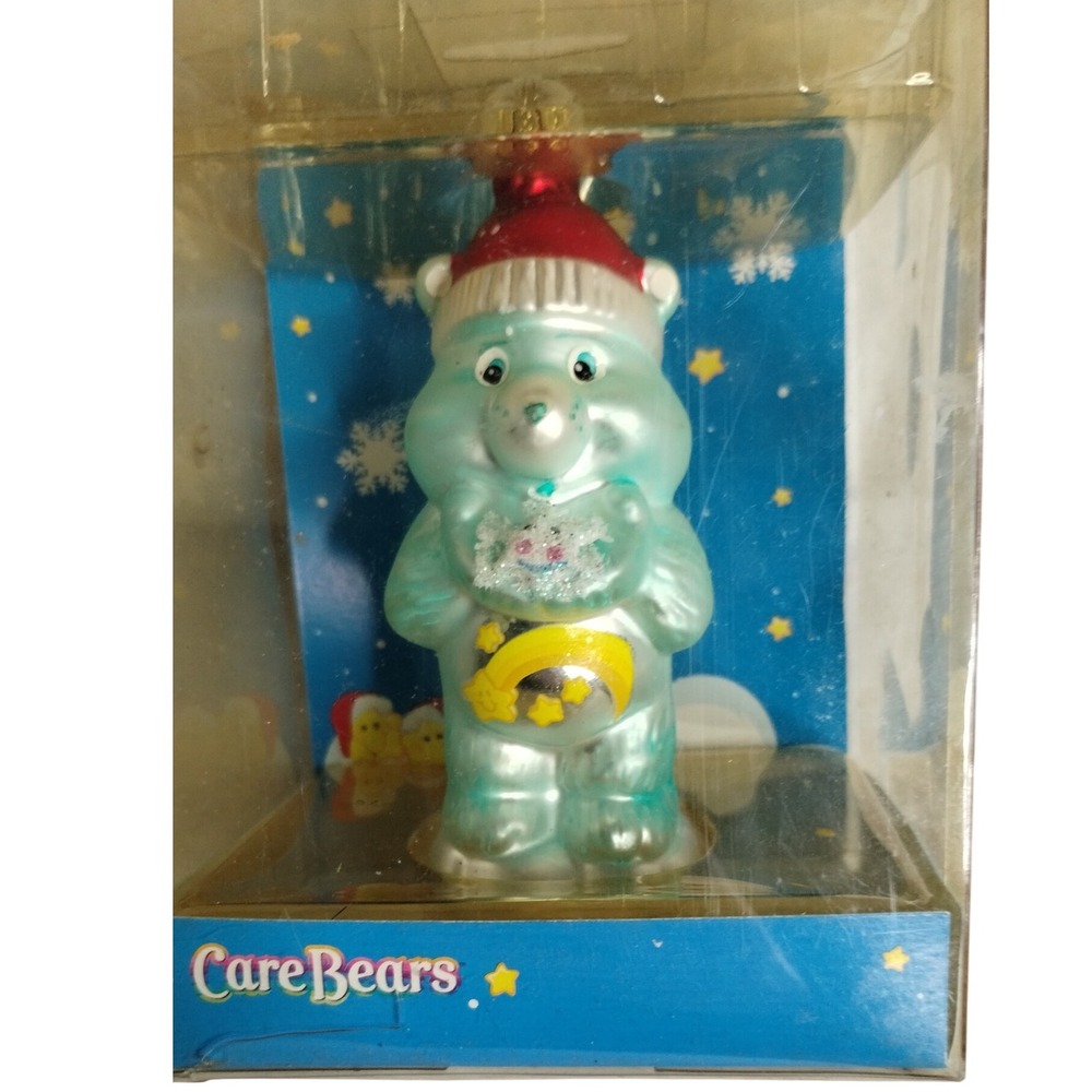 Care Bears Wish Bear Glass Ornament 2005 • Christmas‎ Tree Collectible Decor